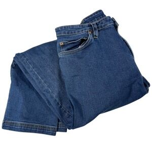 Orton Brothers 36x29 Blue Denim Jeans Straight Leg High Rise Workwear Americana